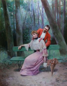 GAn Elegant Courtship by GIOVACCHINO GAMBERINI