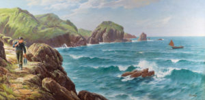 A Cornish Coastal View DAVID JAMES, 1836-1892