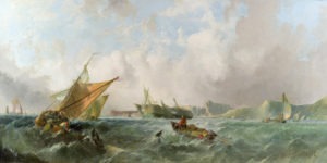 Boats off the Dutch Coast  ALFRED MONTAGUE