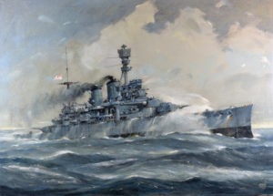 H.M.S. Repulse in Heavy Seas  JOHN S. SMITH