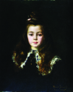 HENRI BENARD Portrait of Aliette de Pigeard