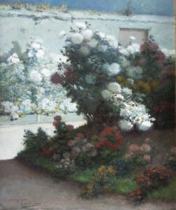 A Moonlit Garden EUGENE HENRI CAUCHOIS