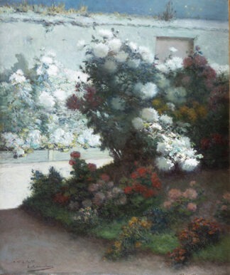 A Moonlit Garden EUGENE HENRI CAUCHOIS