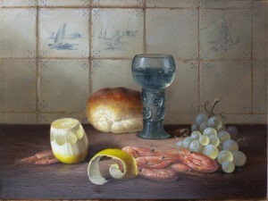 Dutch Tiles and Prawns and BRIAN DAVIES