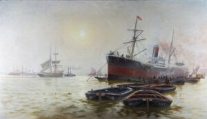 Parting with her Black Diamonds by CHARLES JOHN de LACY