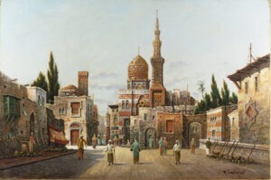 Outside the Mosque by HENRI CARNIER
