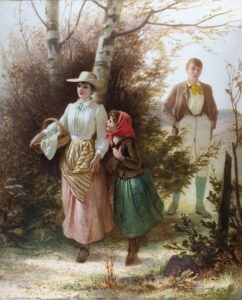 The Bashful Swain by ALFRED FOWLER PATTEN, R.B.A.