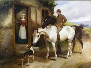 The Cottage Door by GEORGE WRIGHT