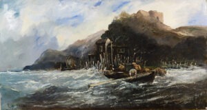 Unloading the Catch by EDWIN ELLIS Cambridge Fine Art Gallery