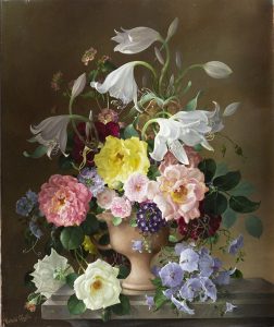 HAROLD CLAYDON, 1896-1979, “Still Life of Flowers”