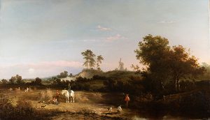 Gathering the Harvest by HENRY JOHN BODDINGTON Cambridge Fine Art Gallery