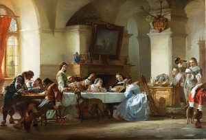A Tavern Interior by CARL WILHELM BERNHARD MOHRHAGEN Cambridge Fine Art Gallery