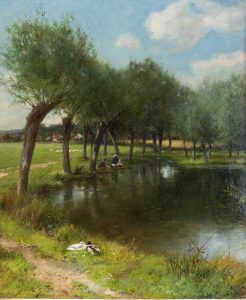 At Sherrard’s Green near Malvern by DAVID BATES Cambridge Fine Art Gallery