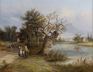 A Wayside Chat by THOMAS SMYTHE Cambridge Fine Art Gallery