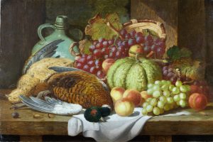 Fruit and Game by CHARLES THOMAS BALE Cambridge Fine Art
