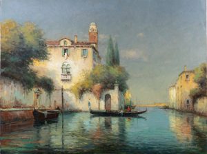 Venice, Evening by GEORGES NOEL BOUVARD Cambridge Fine Art Gallery