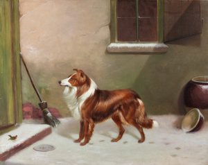 Waiting for the Shepherd by COLIN GRAEME ROE Cambridge Fine Art Gallery