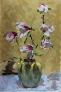 Still Life of Flowers by DAVID WILSON, A.M.P.A.S. Cambridge Fine Art Gallery