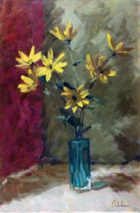 Still Life of Flowers by DAVID WILSON, A.M.P.A.S. Cambridge Fine Art Gallery
