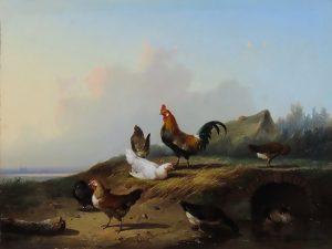 Poultry by CORNELIS van LEEMPUTTEN Cambridge Fine Art Gallery