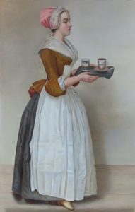 The Chocolate Girl by JULES ETIENNE LIOTARD Cambridge Fine Art Gallery