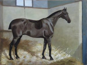 Portrait of a Hunter by GEORGE PAICE Cambridge Fine Art Gallery