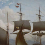 A Breezy day off the Coast by WILLIAM GIBBONS Cambridge Fine Art Gallery