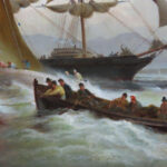 A Breezy day off the Coast by WILLIAM GIBBONS Cambridge Fine Art Gallery
