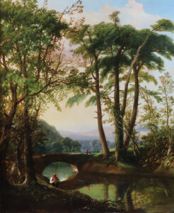 angling-on-a-devon-river-william-williams-of-plymouth-cambridge-fine-art