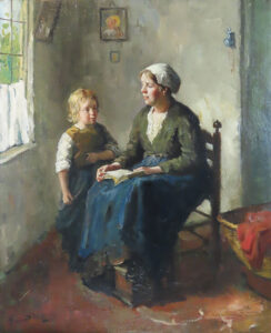 Story Time by BERNARD de HOOG Cambridge Fine Art Gallery