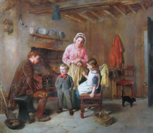 The New Suit by WILLIAM HEMSLEY, R.B.A.