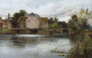 6527_ ALFRED AUGUSTUS GLENDENING – Hemmingford Mill – 1886_cambridge_fine_art_gallery
